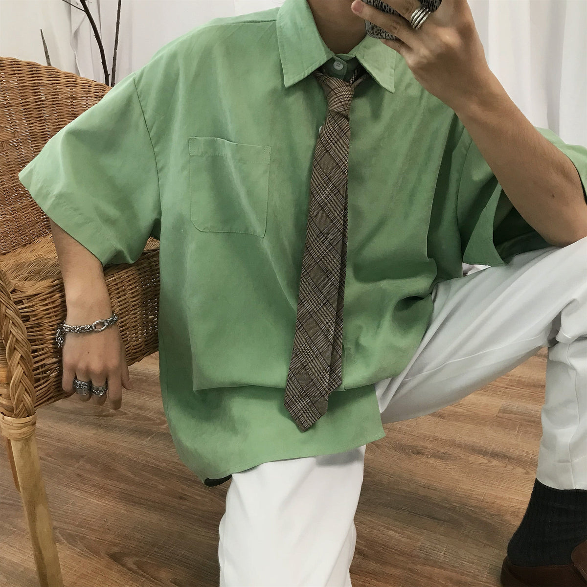 Basic Casual Oversized Shirt