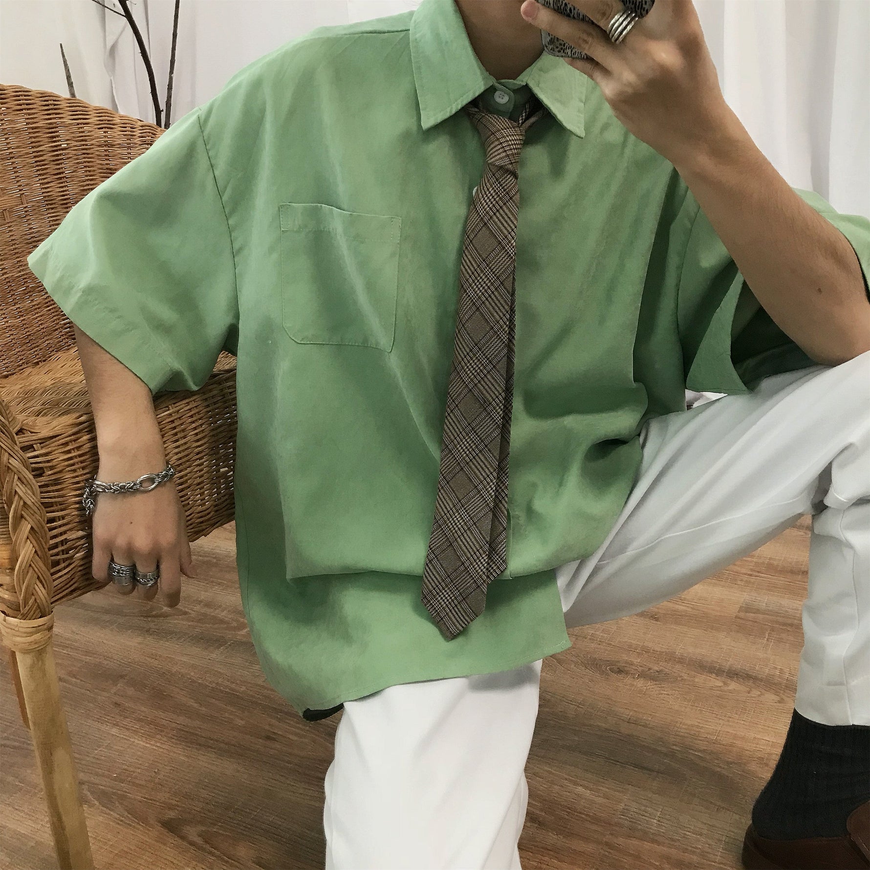 Basic Casual Oversized Shirt