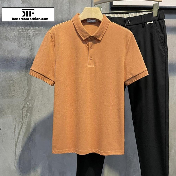 Basic Cotton Polo T-shirt