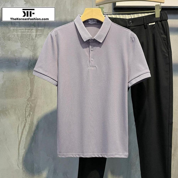 Basic Cotton Polo T-shirt