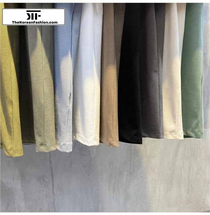 Basic Cotton Polo T-shirt