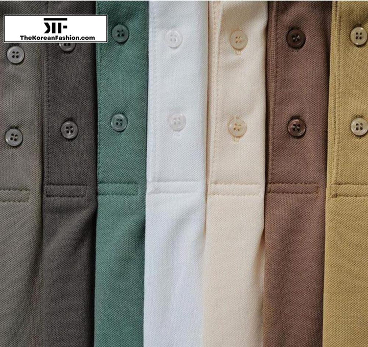 Basic Cotton Polo T-shirt