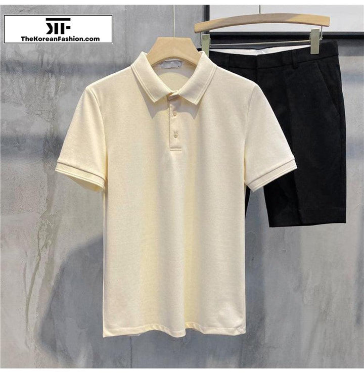 Basic Cotton Polo T-shirt