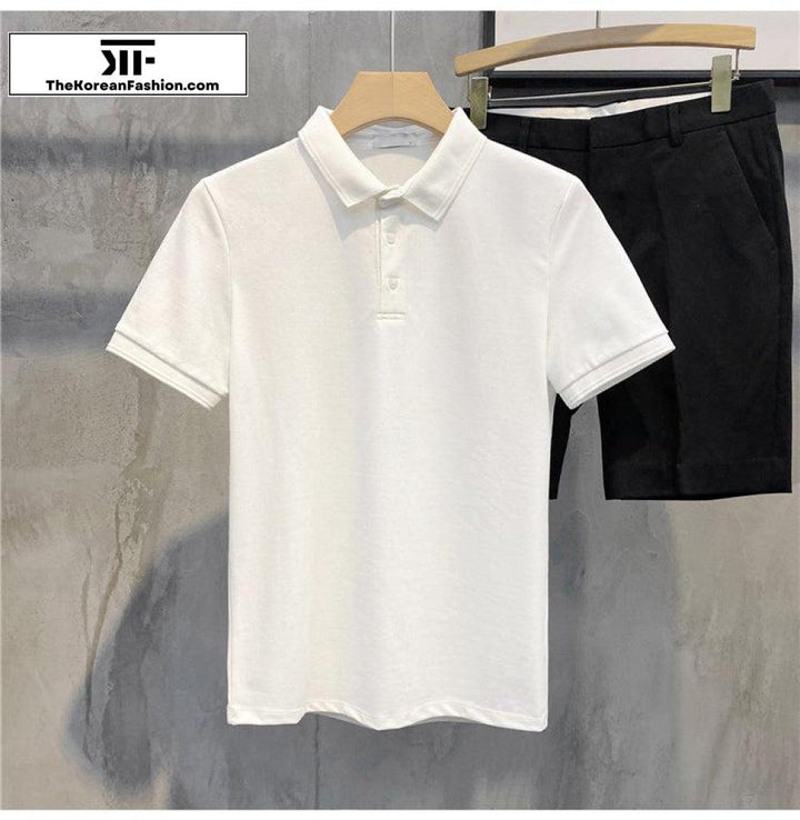 Basic Cotton Polo T-shirt