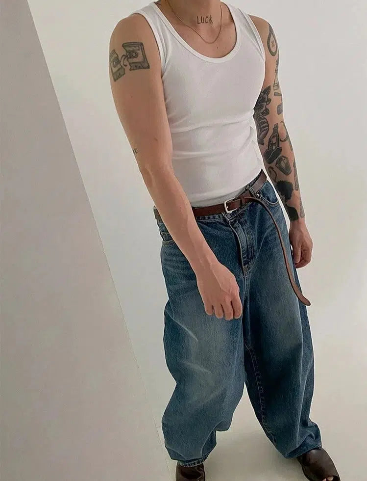 Basic Crew Neck Tank Top