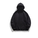 Basic Hooded Plus Velvet Bottoming Sweatshirt