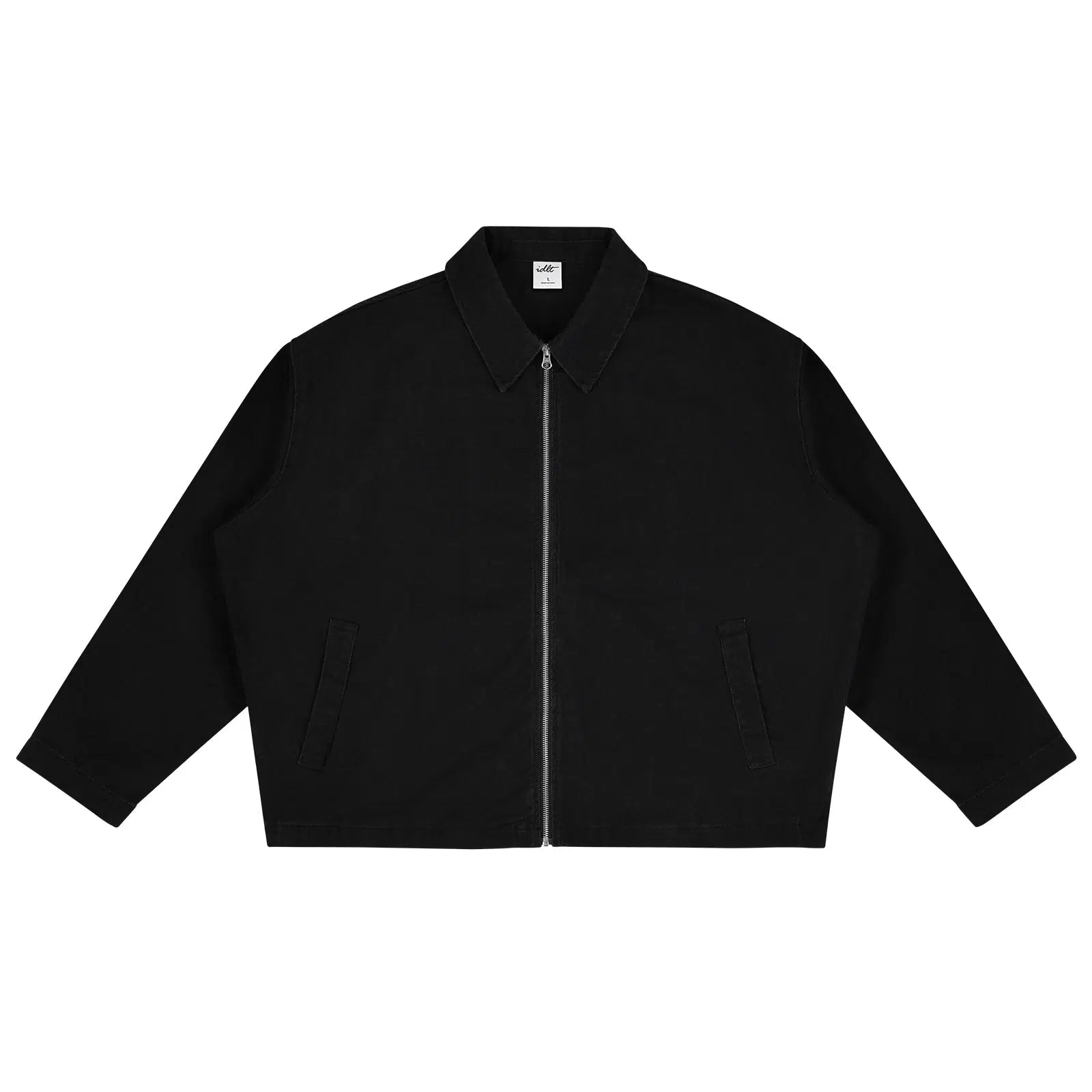 Basic Jacket with Zipper Closure