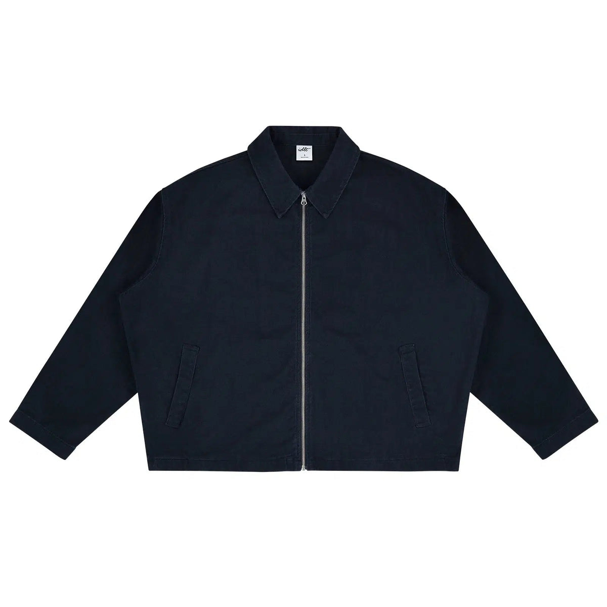 Basic Jacket with Zipper Closure