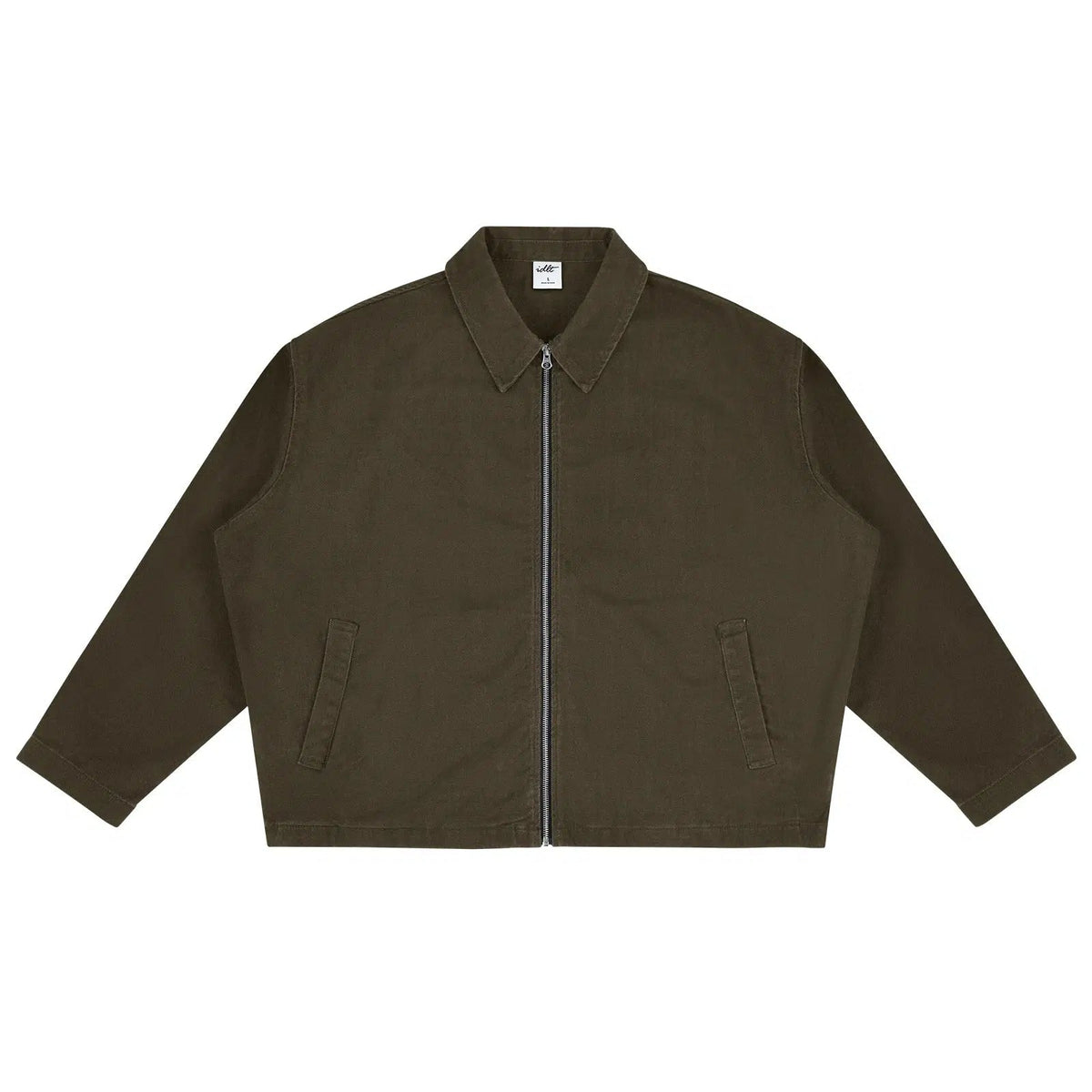 Basic Jacket with Zipper Closure