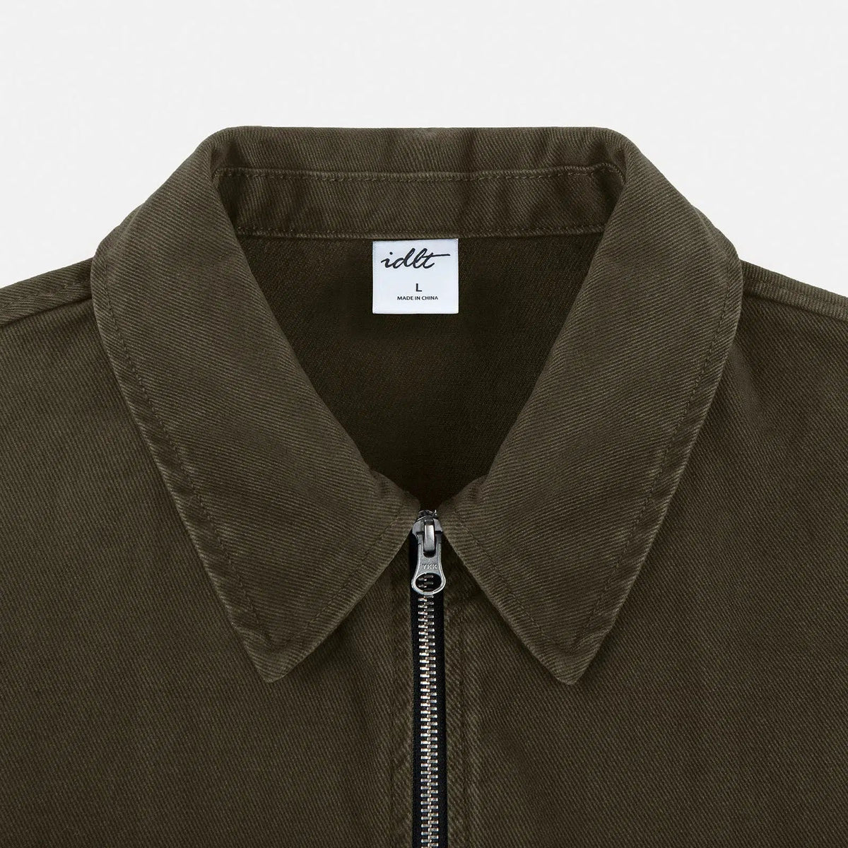 Basic Jacket with Zipper Closure