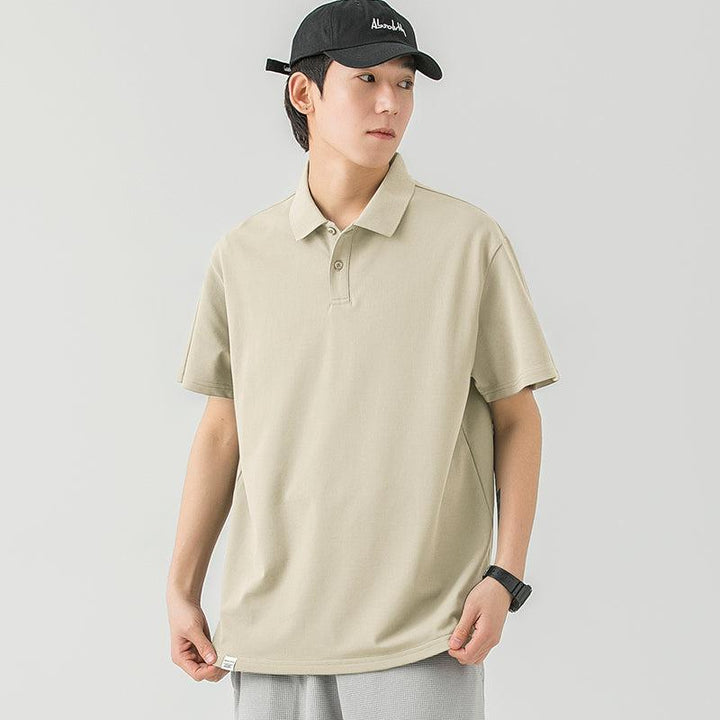 Basic Lapel Polo Shirt