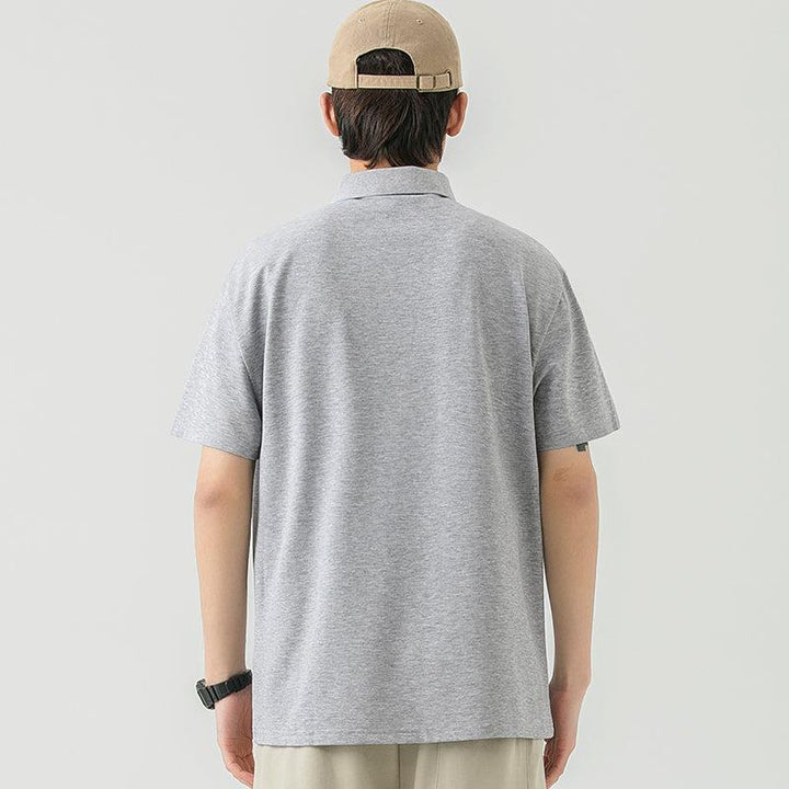 Basic Lapel Polo Shirt