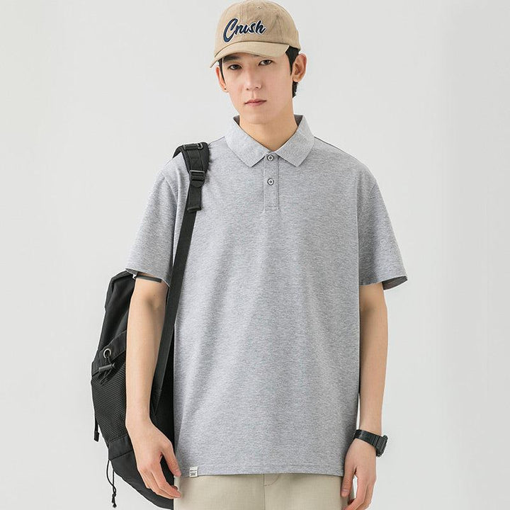 Basic Lapel Polo Shirt
