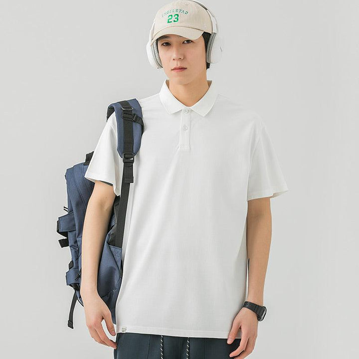 Basic Lapel Polo Shirt