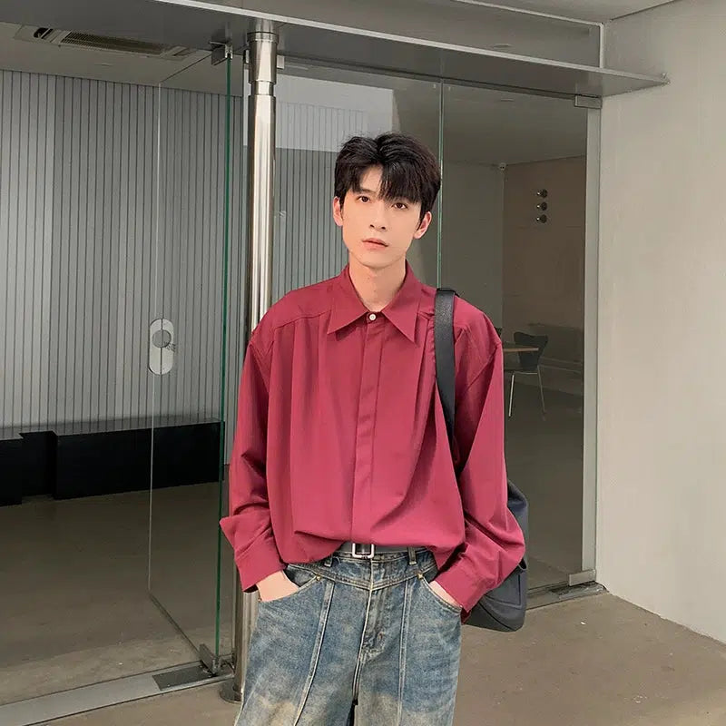 Basic Long-sleeved Shirt