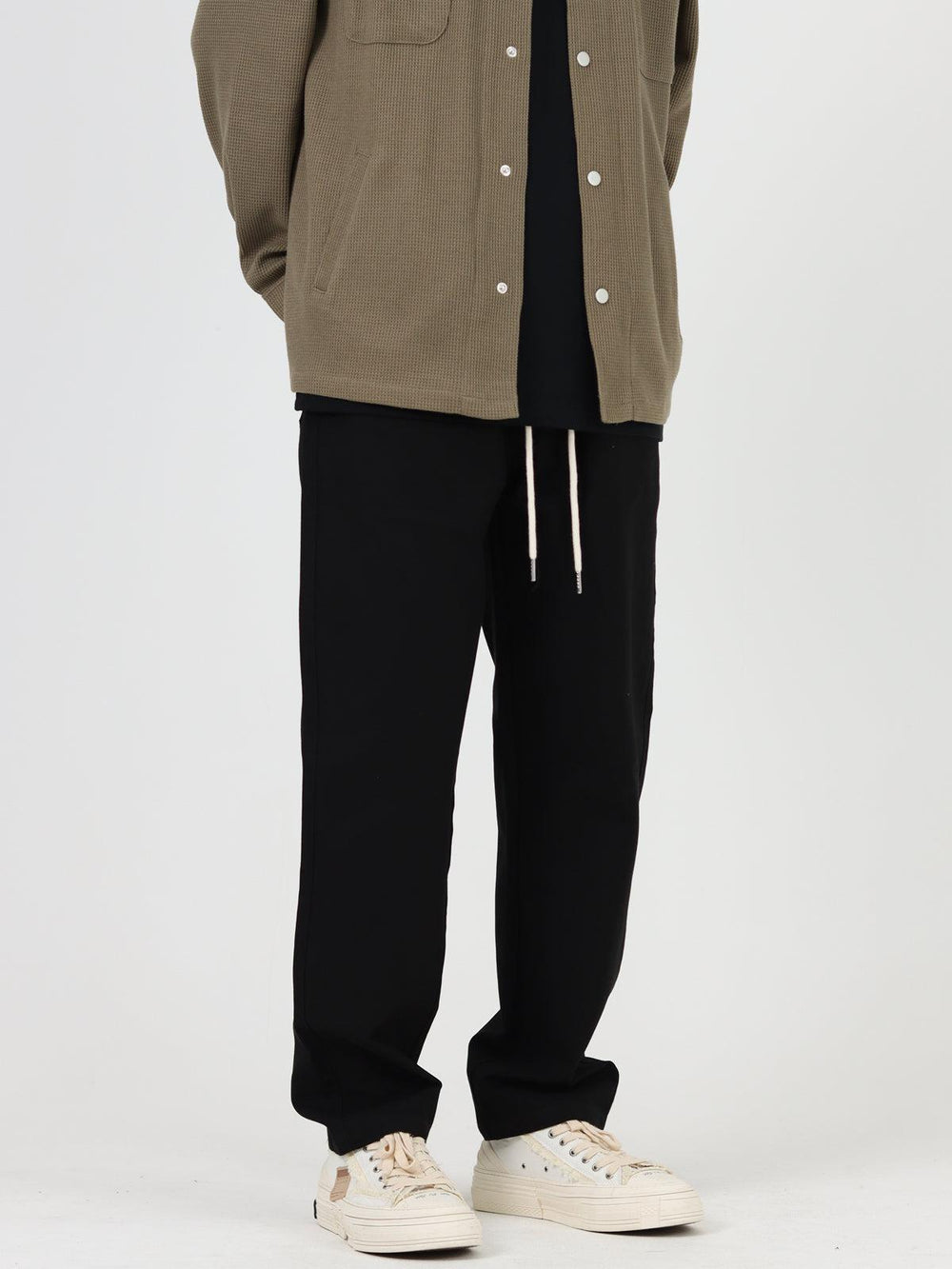 Basic Overalls Straight Pants