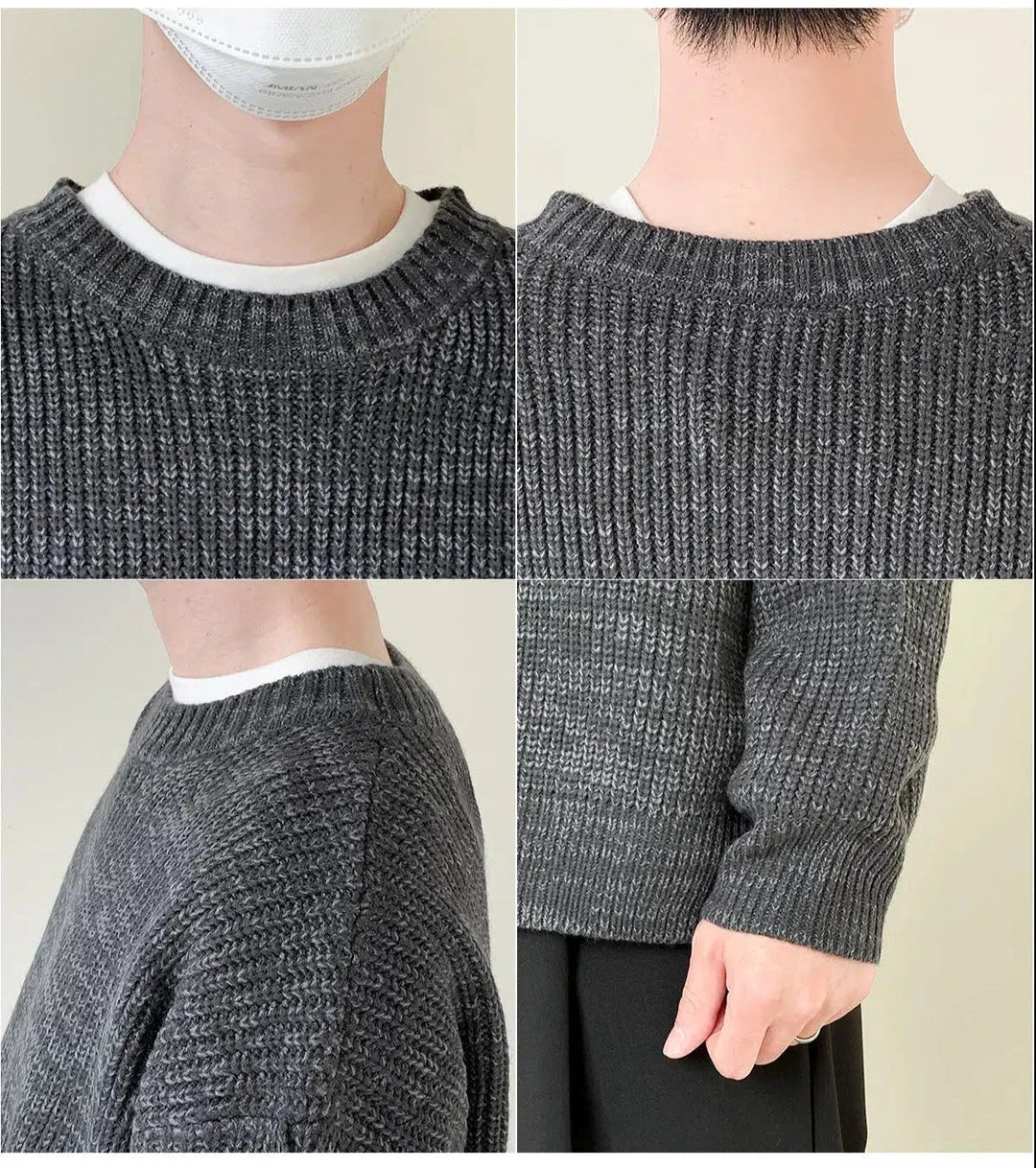 Basic Round Neck Loose Sweater