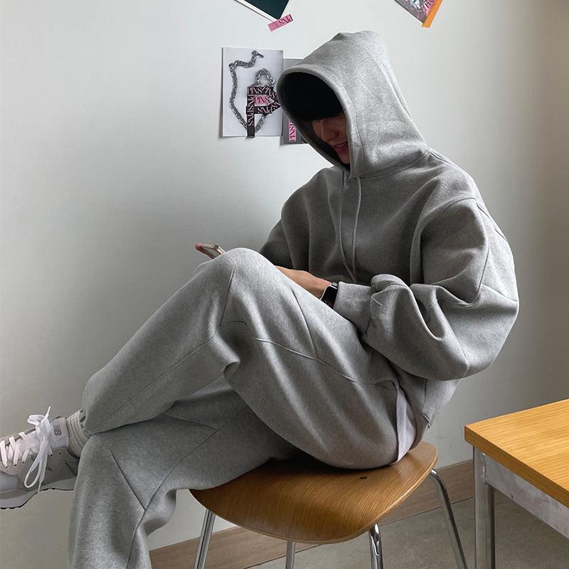 Basic Sports Hoodie & Jogger Pants