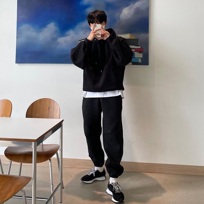 Basic Sports Hoodie & Jogger Pants