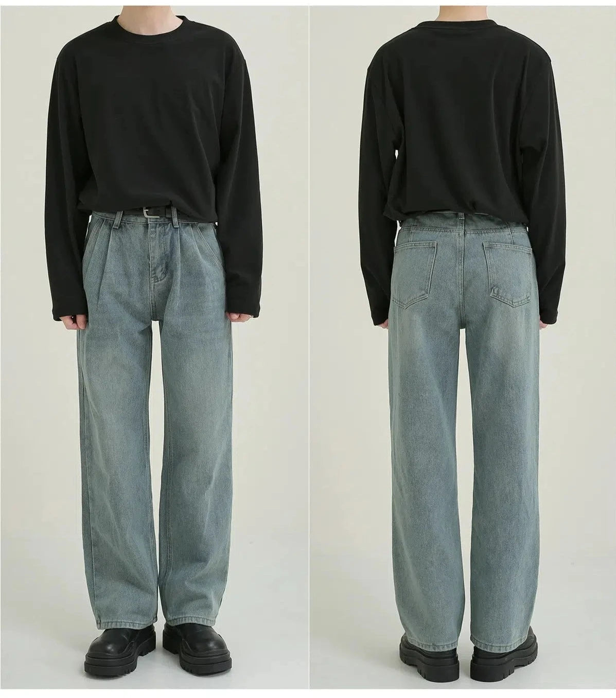 Basic Straight-leg Jeans