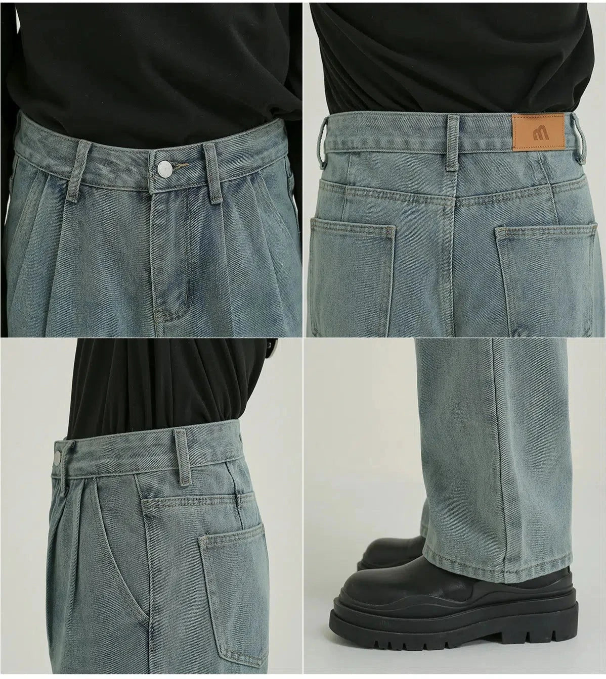 Basic Straight-leg Jeans