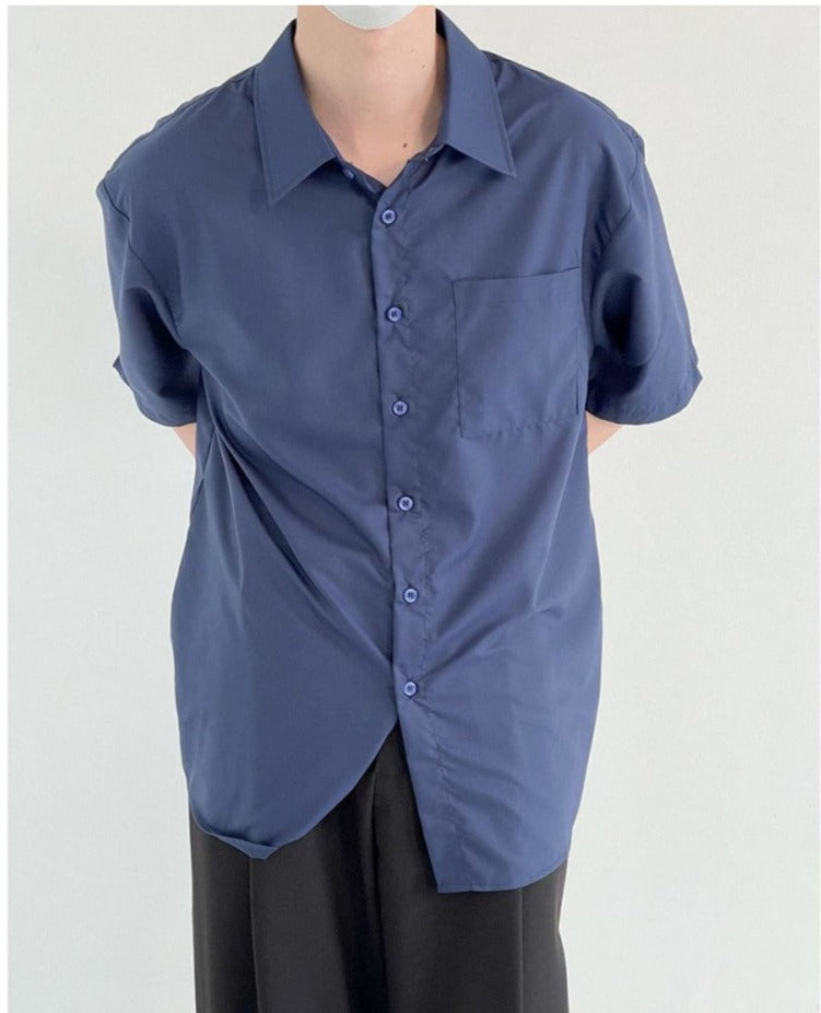 Basic Thin Short-sleeved Shirt
