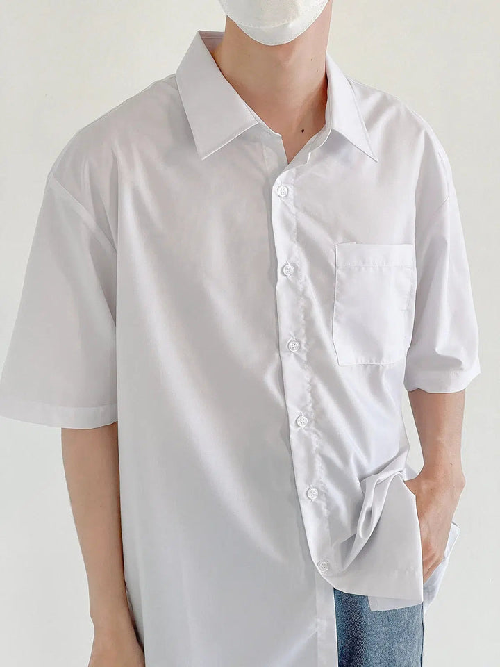 Basic Thin Short-sleeved Shirt