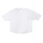 Basic Washed Curved Loose T-shirt