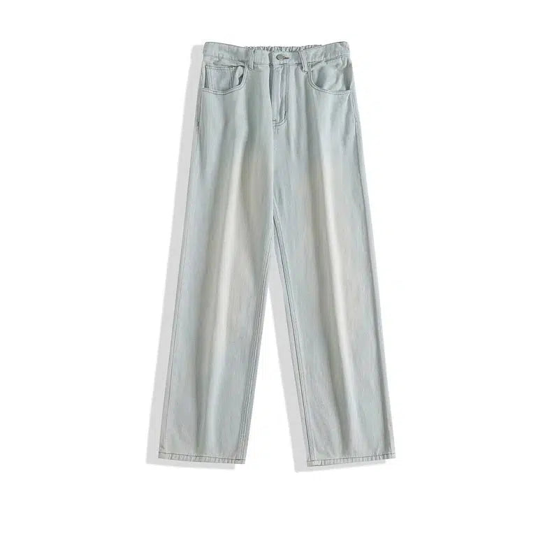 Basic Wide-leg Straight Jeans