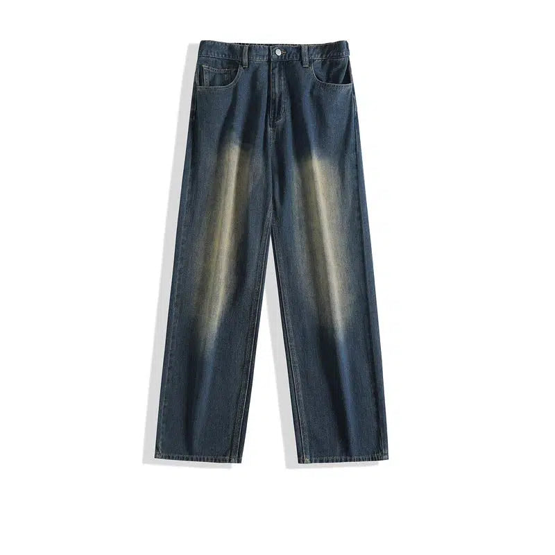 Basic Wide-leg Straight Jeans