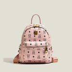Bear Print Studs Mini Backpack