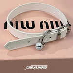 Bell Pendant Choker Necklace