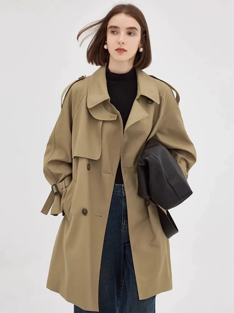 Long Belted Trench Coat