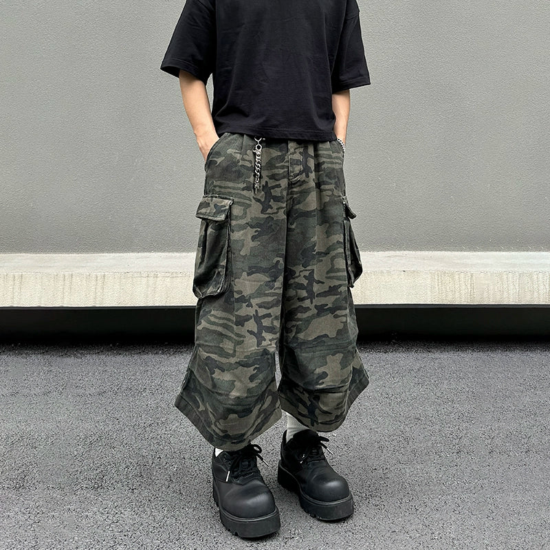 Big Pocket Camouflage Cargo Pants