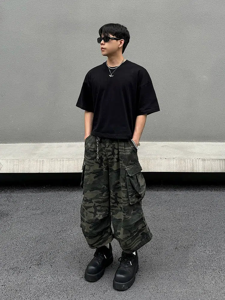 Big Pocket Camouflage Cargo Pants