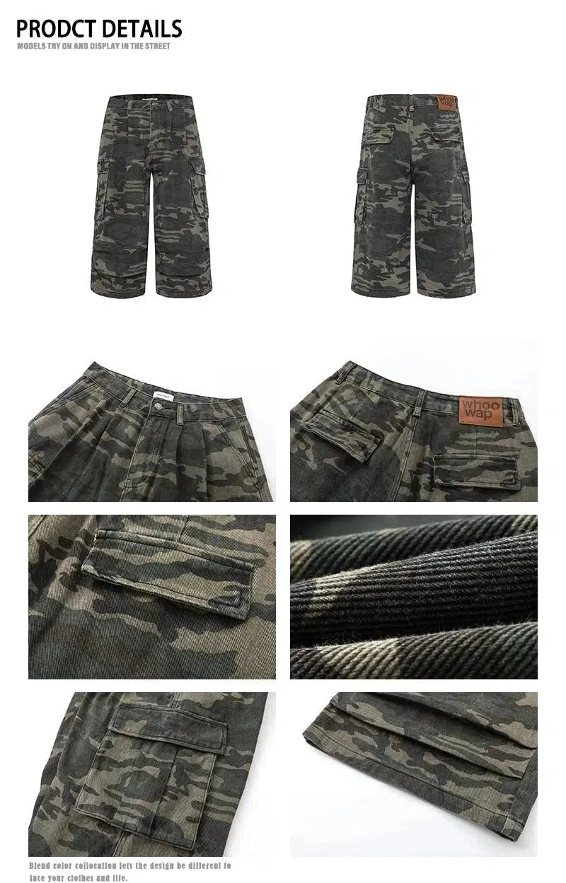 Big Pocket Camouflage Cargo Pants