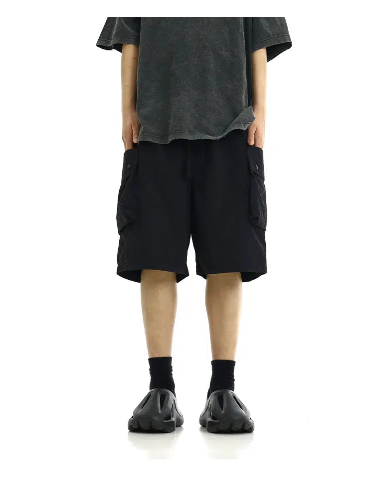 Big Pocket High Waist Paratrooper Casual Shorts