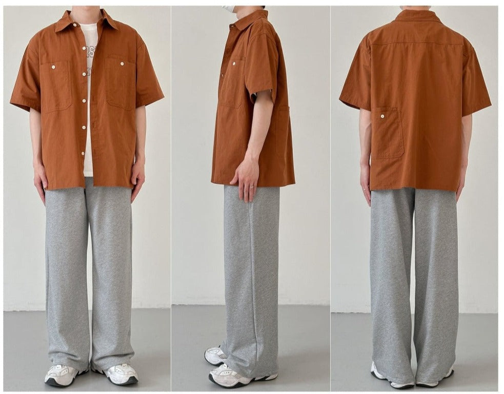 Big Pocket Short-Sleeved Shirt
