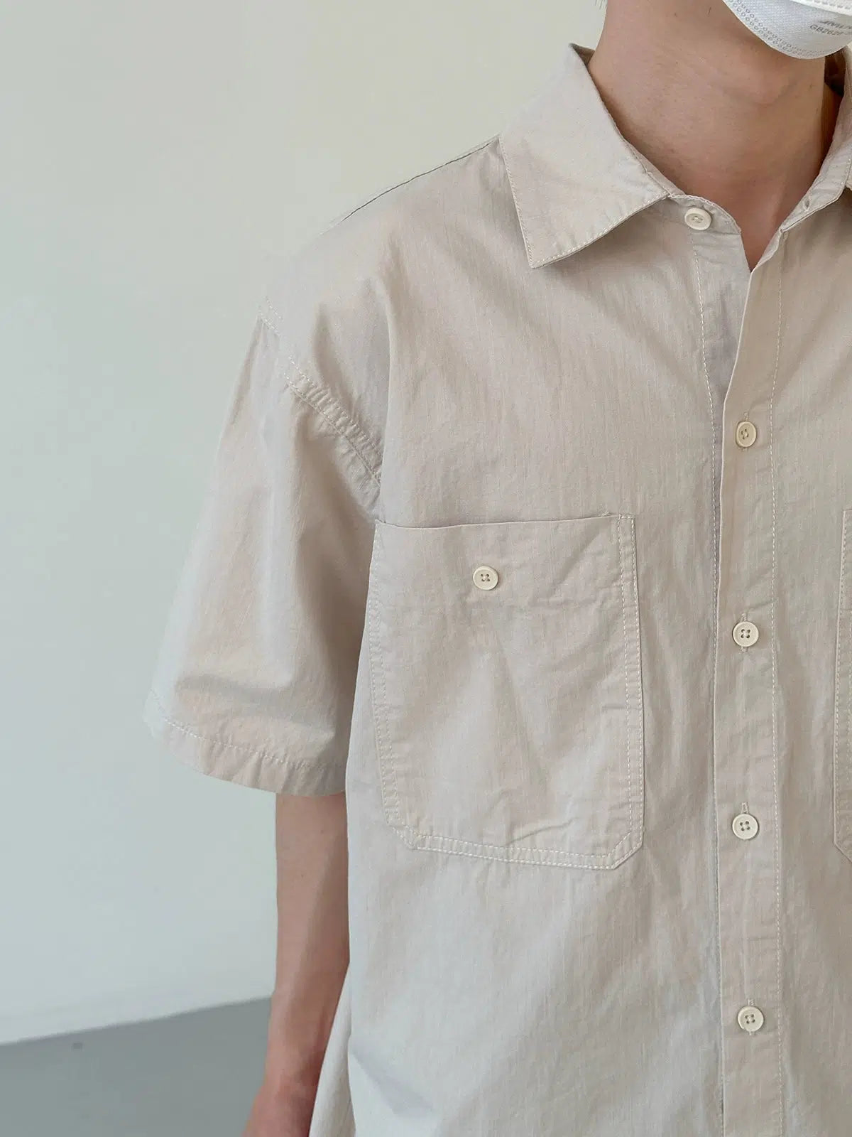 Big Pocket Short-Sleeved Shirt