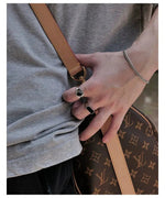 Black Agate Stone Ring