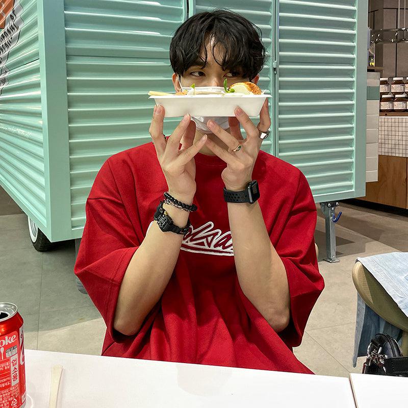 Black Bead Chain Bracelet