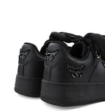 Black Butterfly Print Sneakers