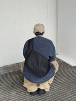 Black Canvas Crossbody Bag