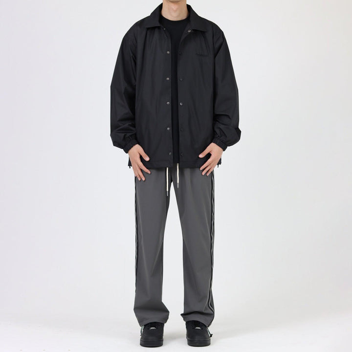 Black Coach Lapel Spring Jacket