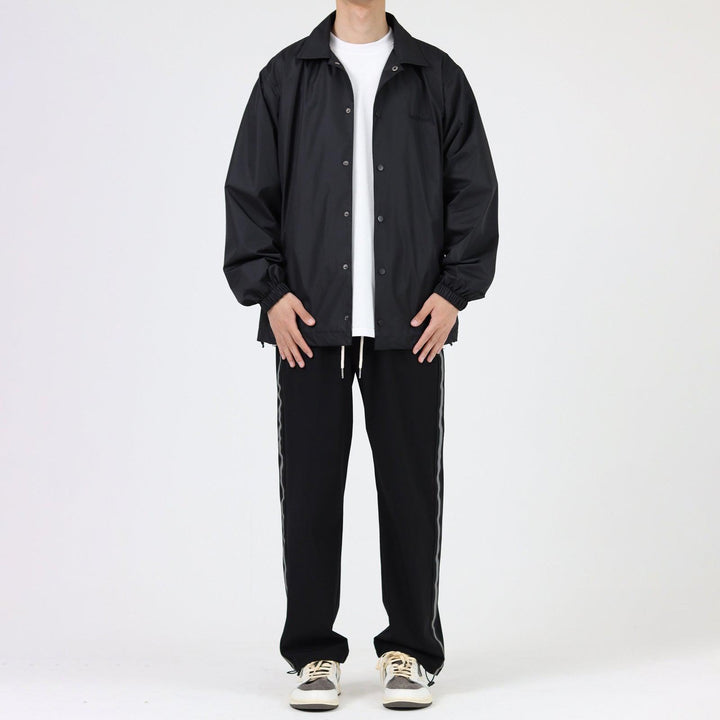 Black Coach Lapel Spring Jacket