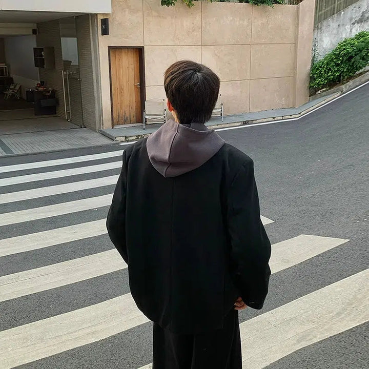 Black Double-breasted Blazer & Pants