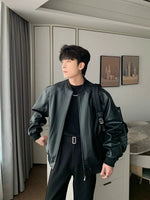 Black Faux Leather Jacket