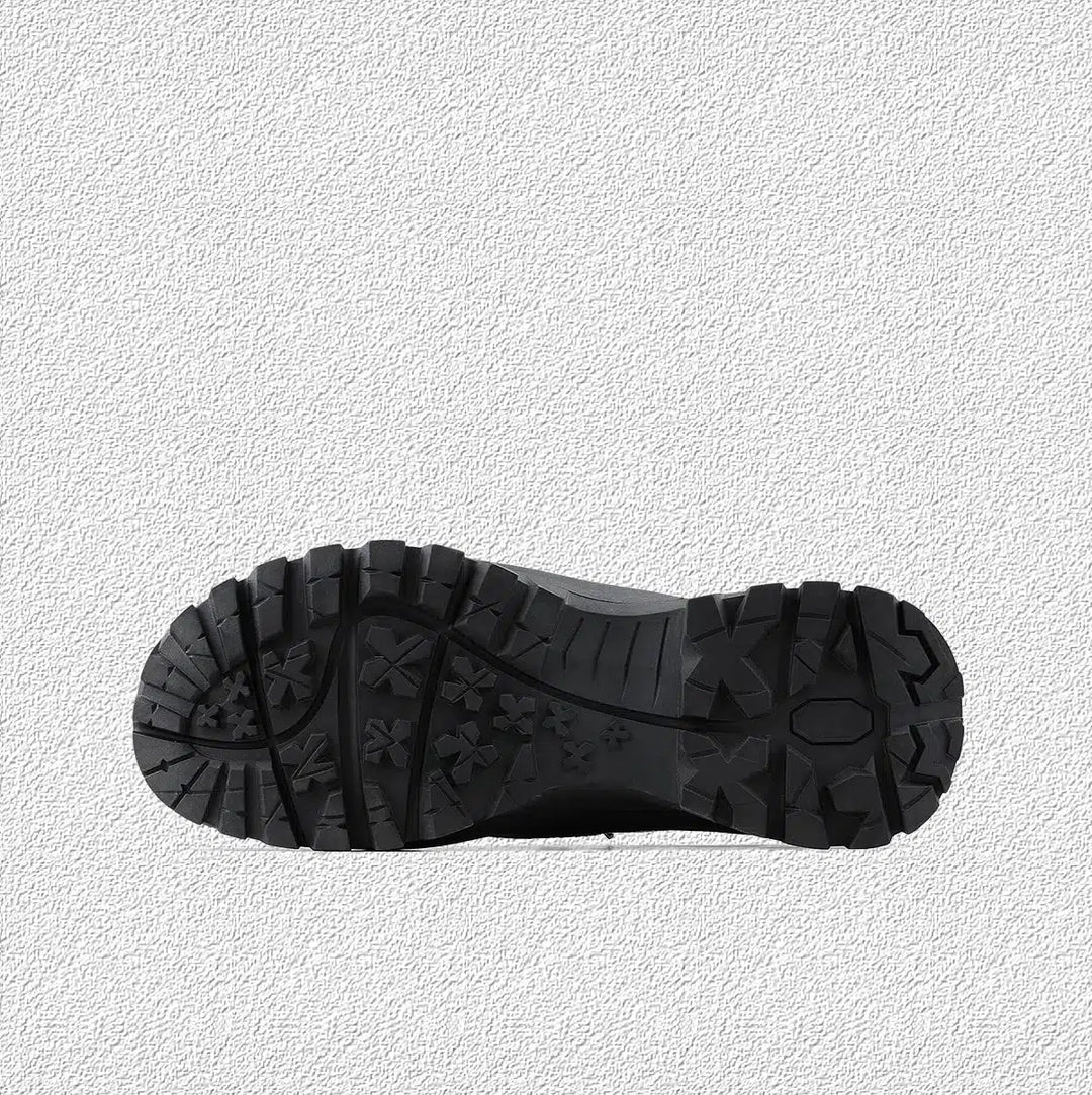 Black Lace-up Leather Shoes