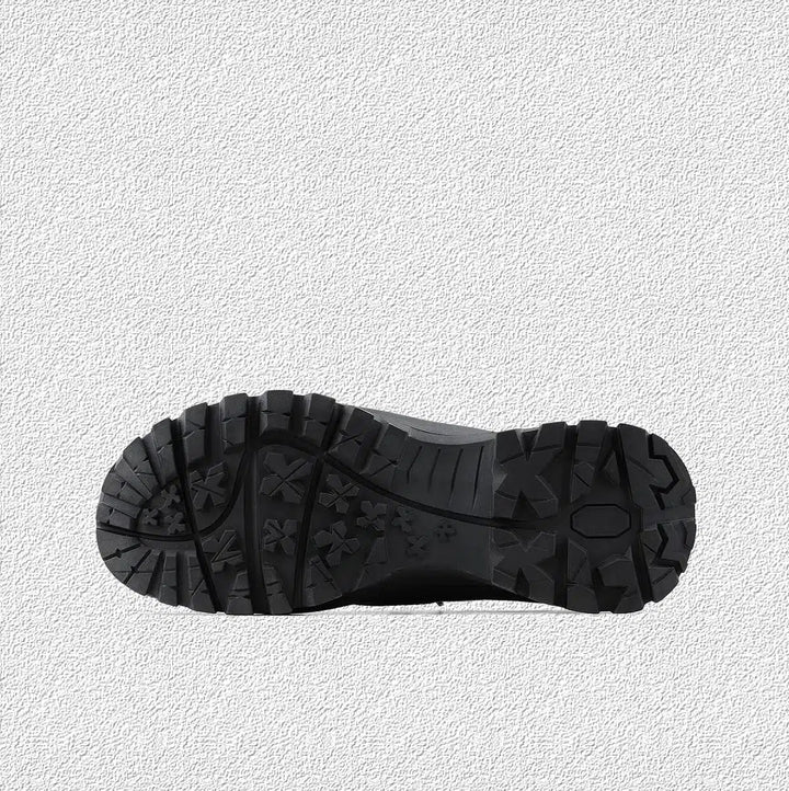 Black Lace-up Leather Shoes