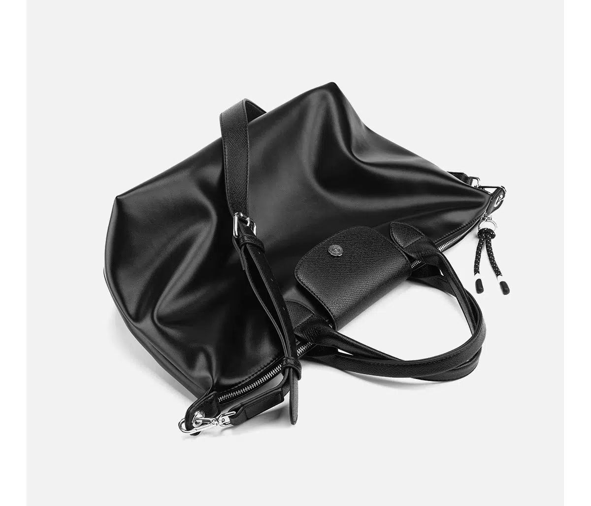 Black Large Shoulder Bag